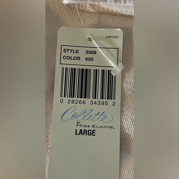 Collette by Miss Elaine Pink Short Sleeve Robe, Sz L, Snap Closure Vintage - Picture 10 of 12